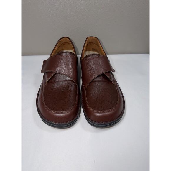 Berkemann Stretch Germany Markus Hook & Loop Brown Leather Men’s Shoes Sz UK 10 main image 8